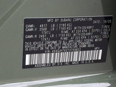 2026 Subaru Crosstrek Wilderness AWD