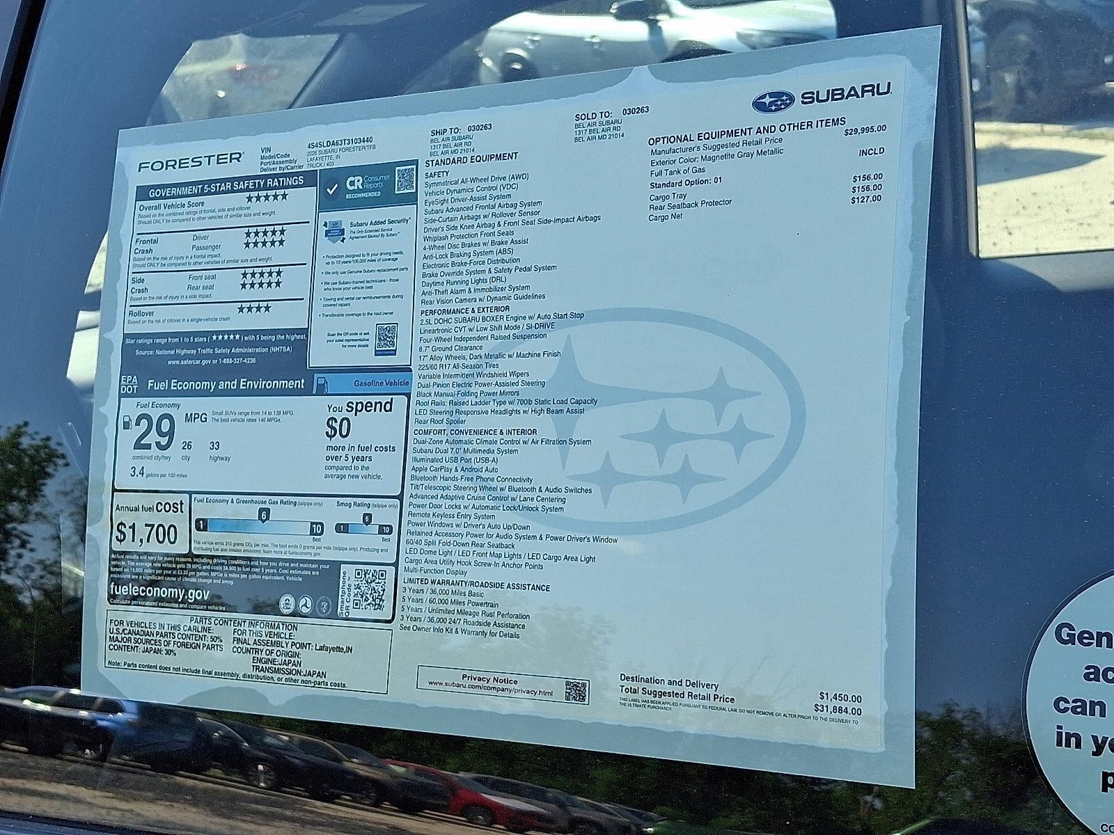 2026 Subaru Forester AWD