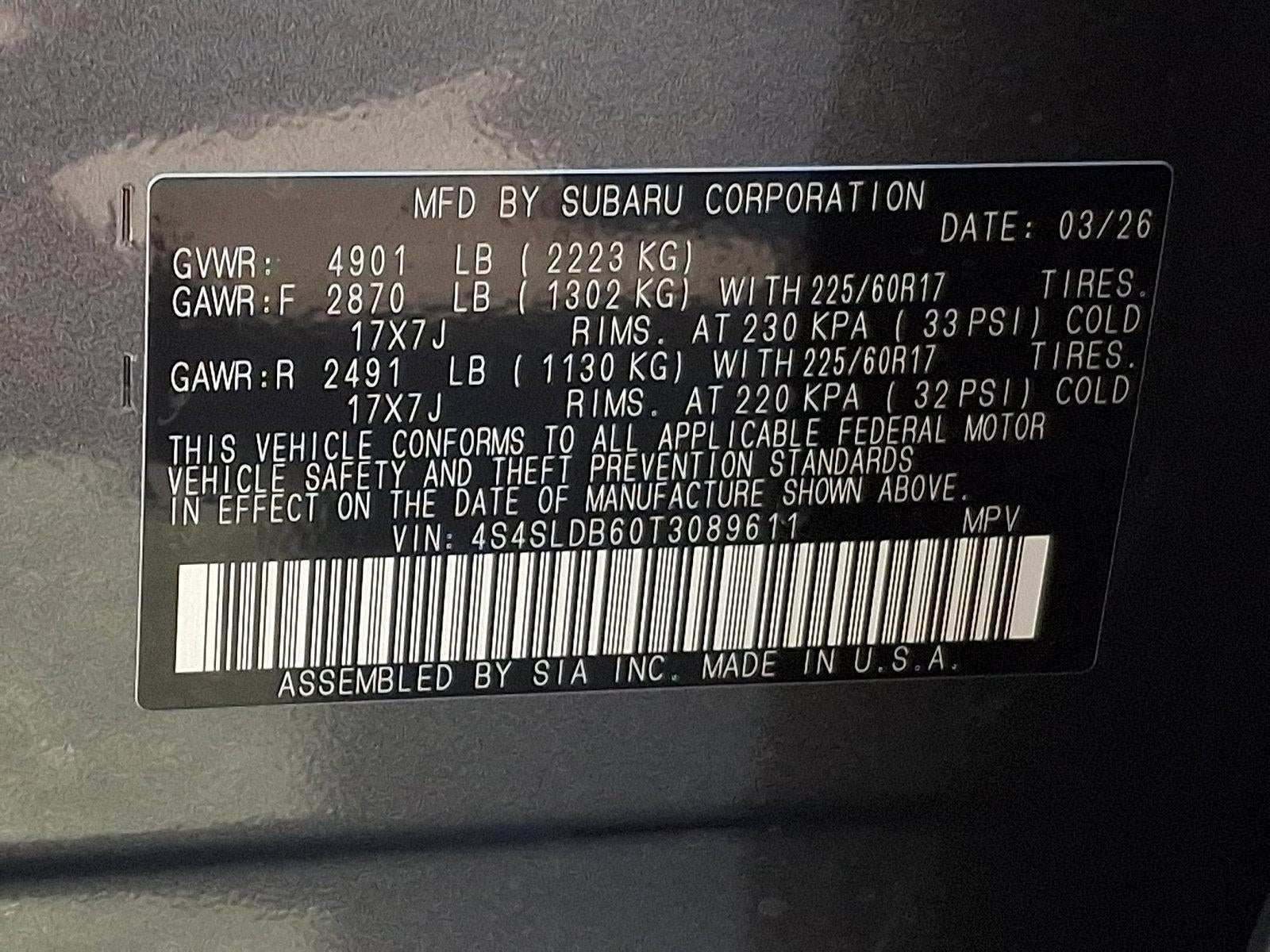 2026 Subaru Forester Premium AWD