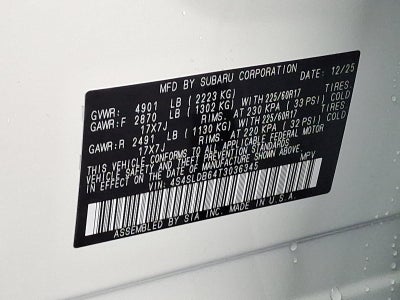 2026 Subaru Forester Premium AWD