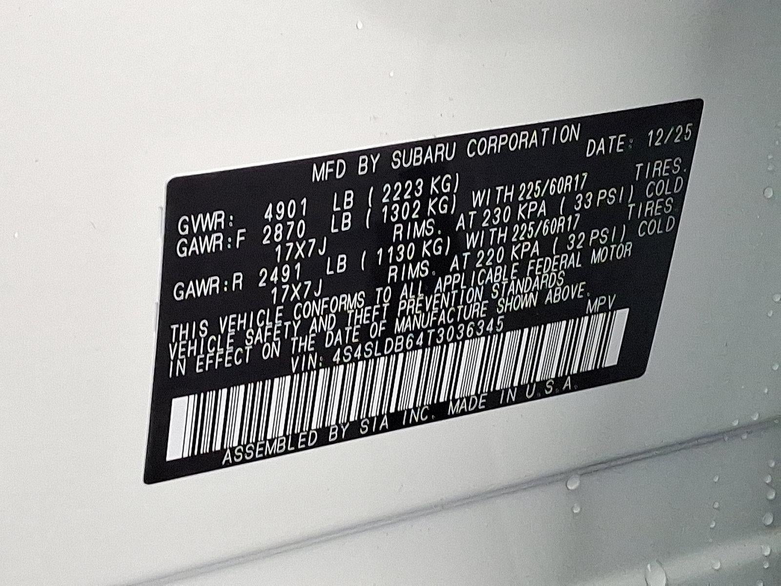 2026 Subaru Forester Premium AWD