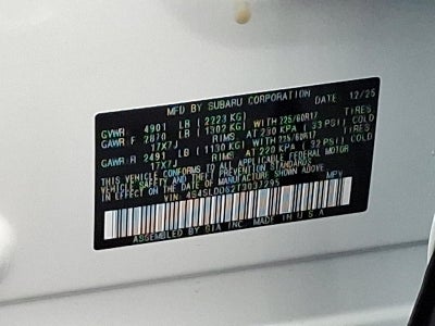 2026 Subaru Forester Premium AWD