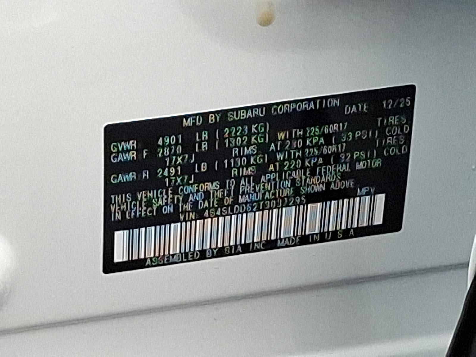 2026 Subaru Forester Premium AWD