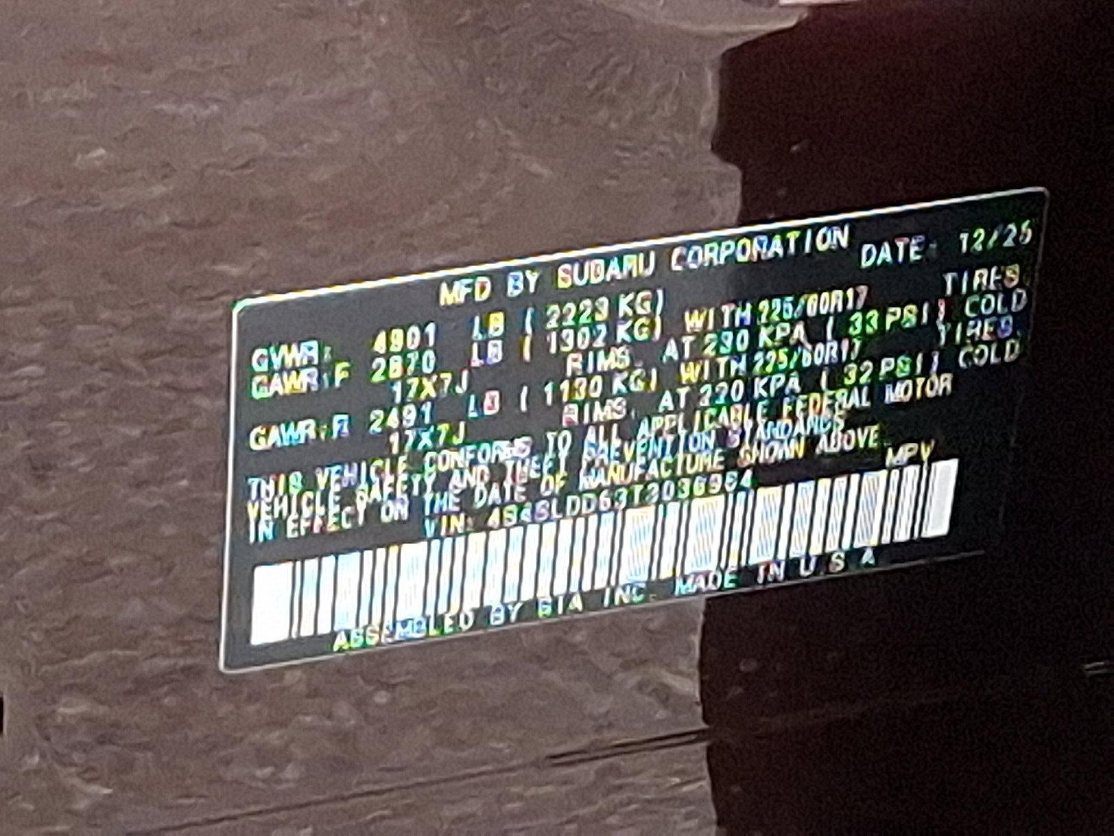 2026 Subaru Forester Premium AWD