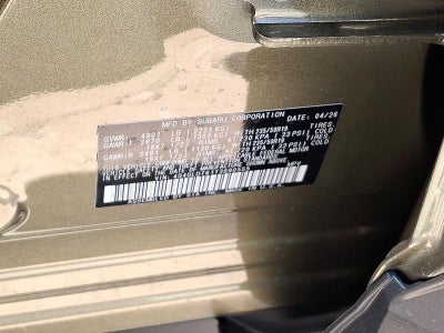 2026 Subaru Forester Touring AWD