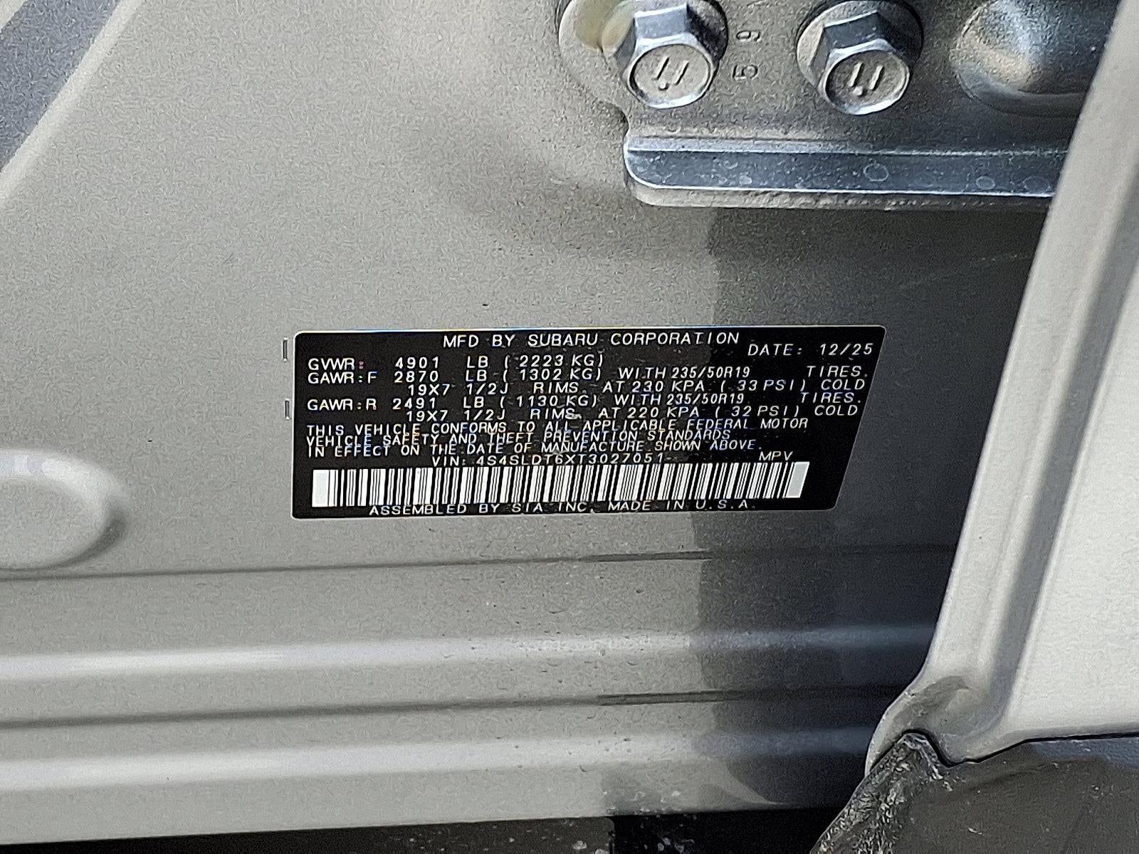 2026 Subaru Forester Touring AWD