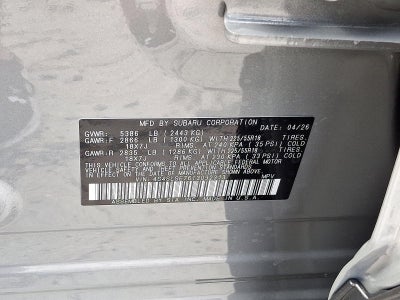 2026 Subaru Forester Premium Hybrid AWD