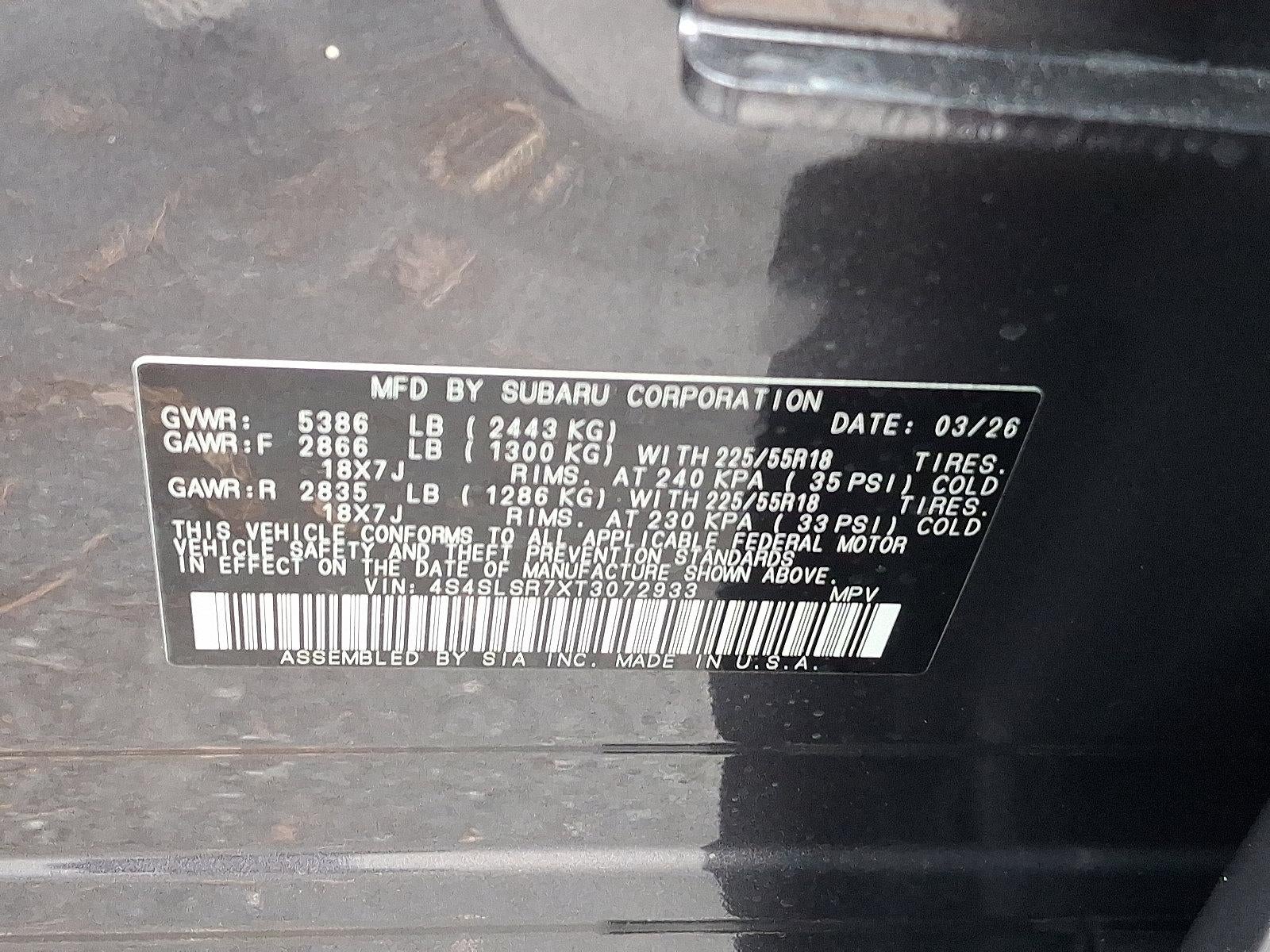 2026 Subaru Forester Limited Hybrid AWD