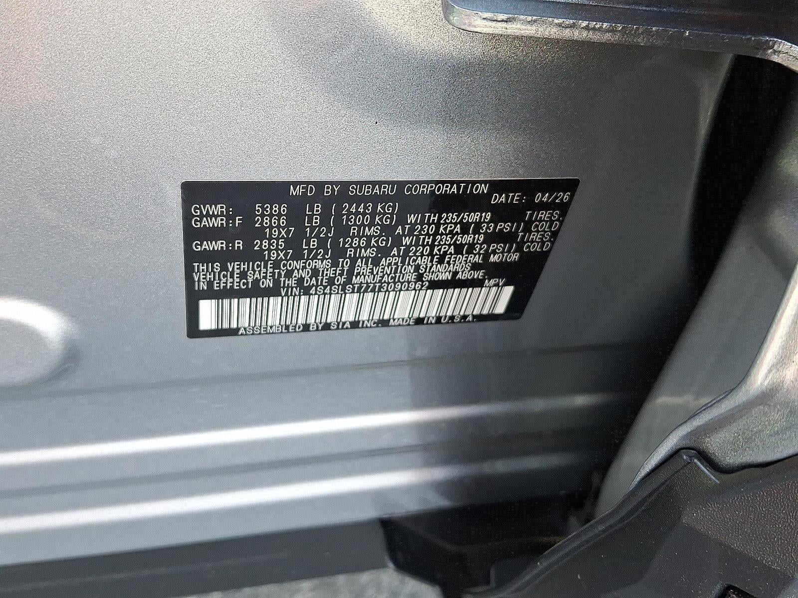 2026 Subaru Forester Touring Hybrid AWD