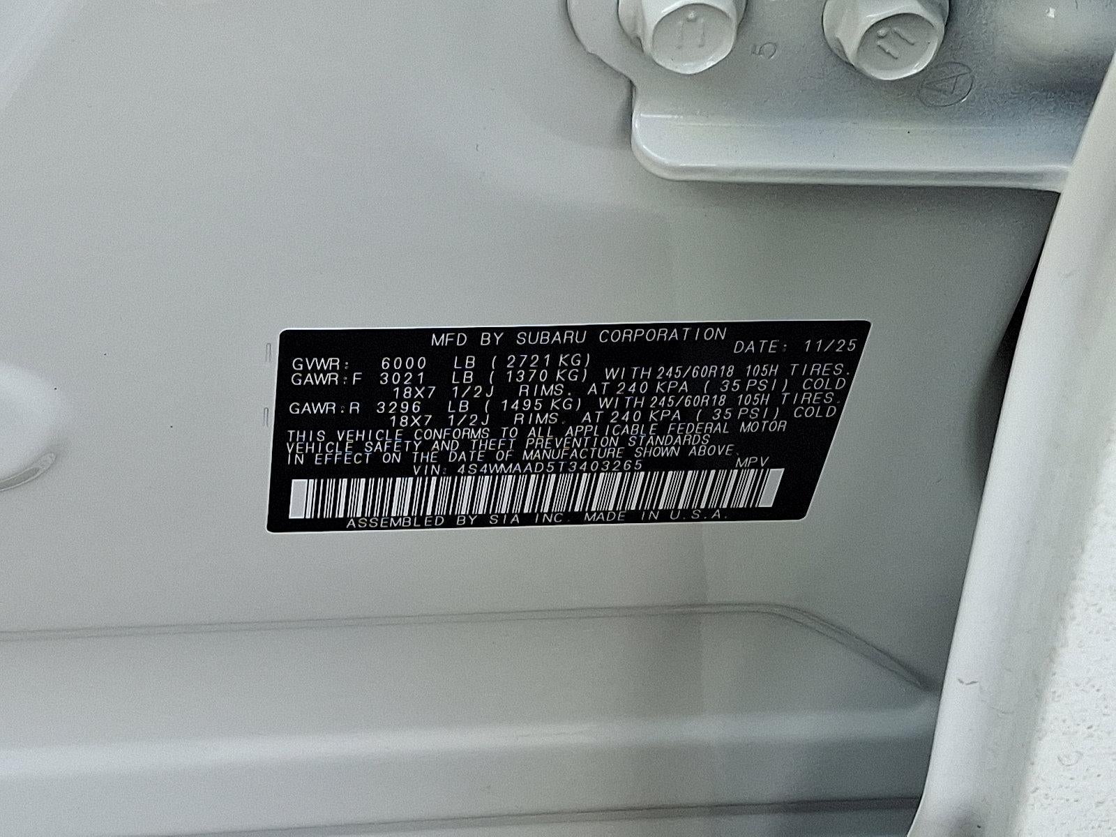 2026 Subaru Ascent Premium 8-Passenger