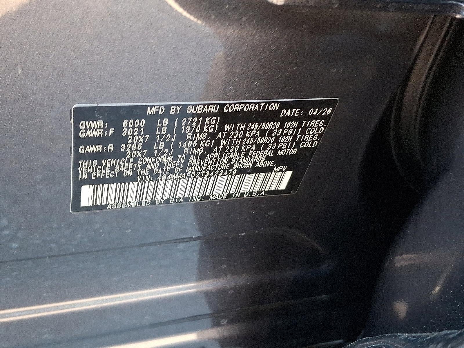 2026 Subaru Ascent Limited 8-Passenger