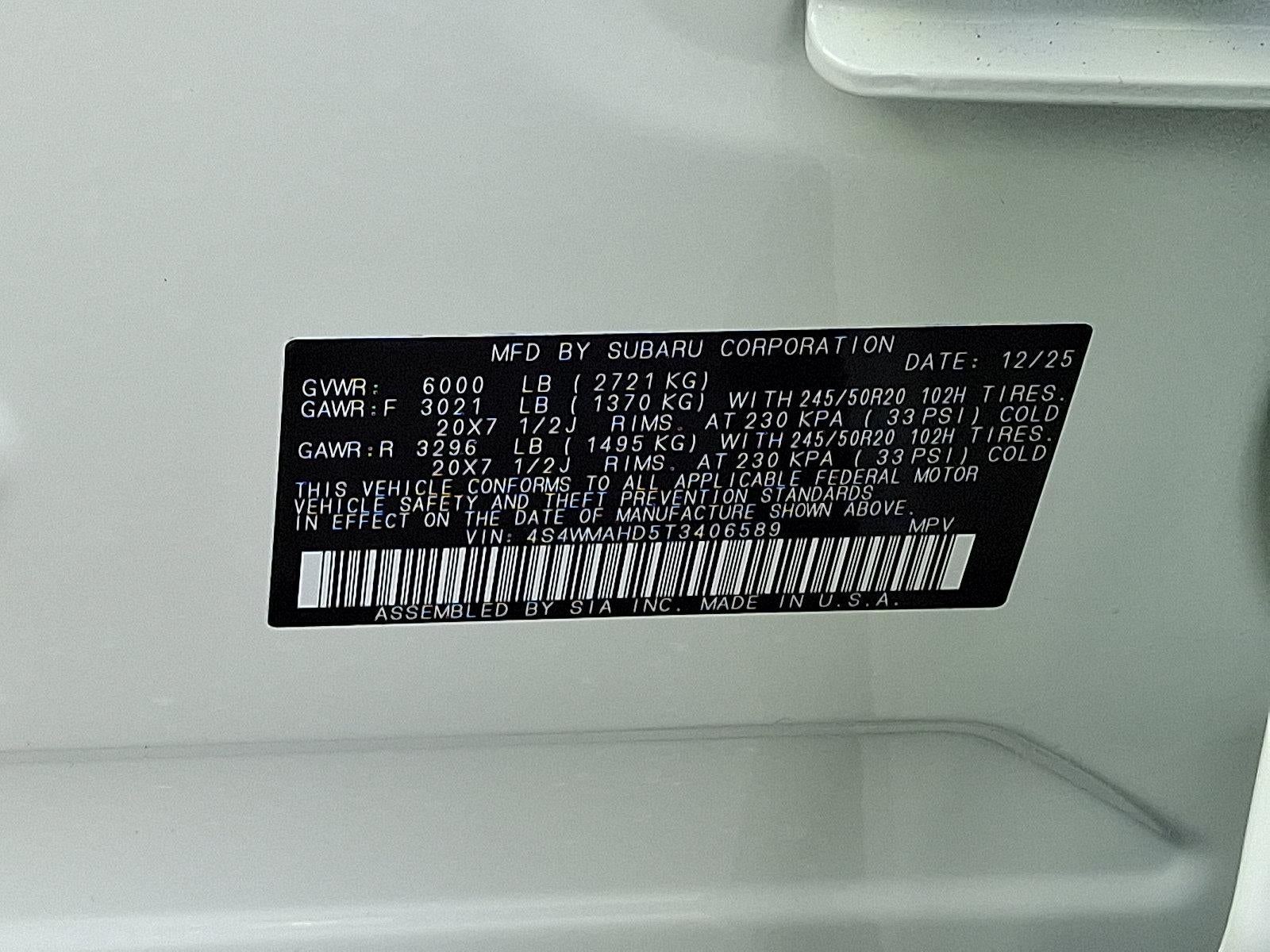 2026 Subaru Ascent Limited Bronze Edition 7-Passenger