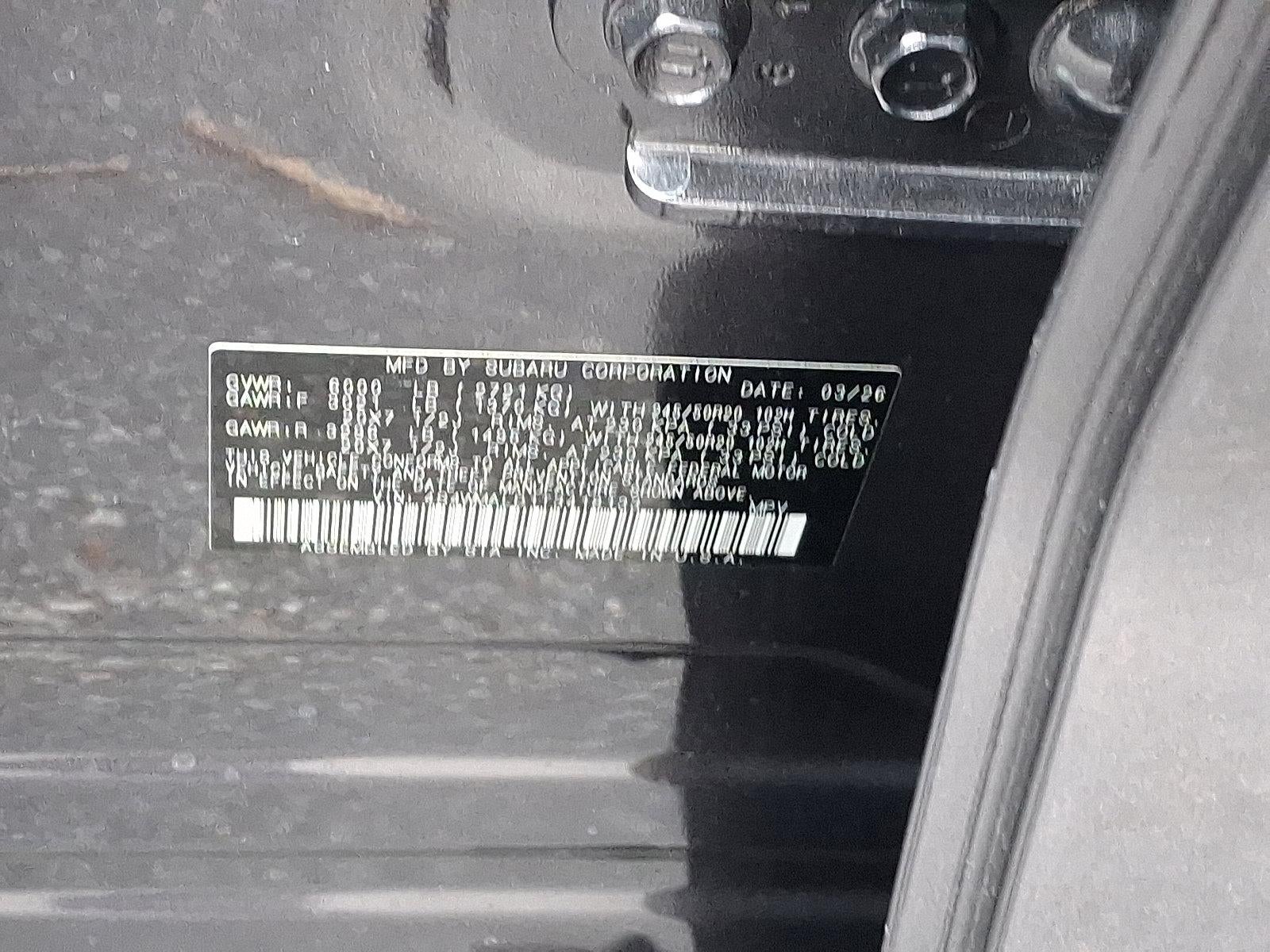2026 Subaru Ascent Onyx Edition Touring 7-Passenger