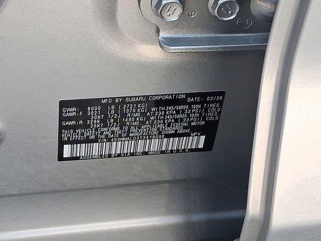 2026 Subaru Ascent Onyx Edition Touring 7-Passenger