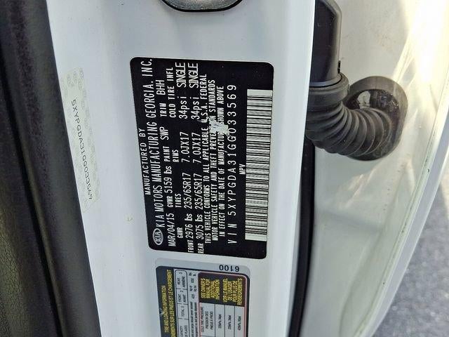 2016 Kia Sorento AWD 4dr 2.4L LX