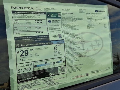 2026 Subaru Impreza Sport AWD