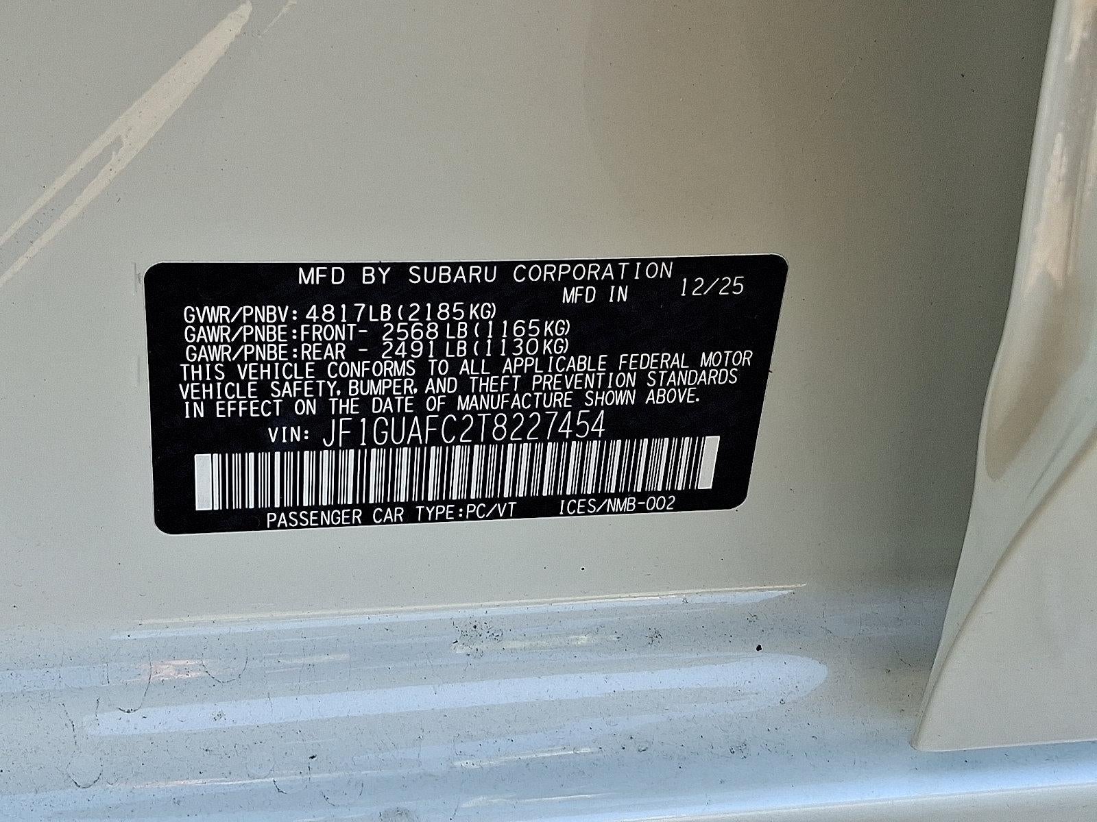 2026 Subaru Impreza Sport AWD