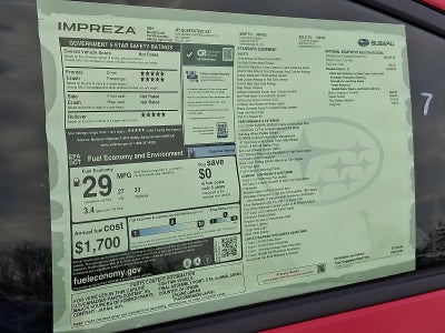 2026 Subaru Impreza Sport AWD