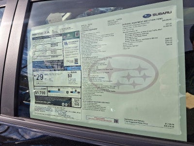 2026 Subaru Impreza Sport AWD