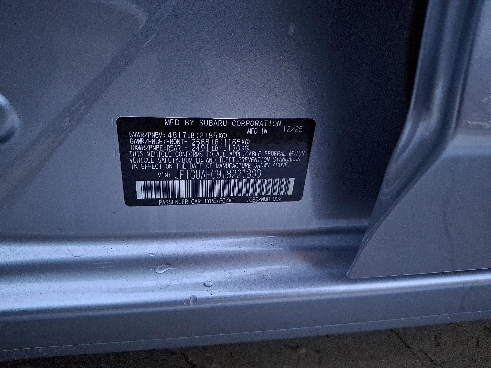 2026 Subaru Impreza Sport AWD