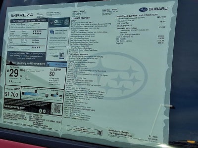 2026 Subaru Impreza RS AWD