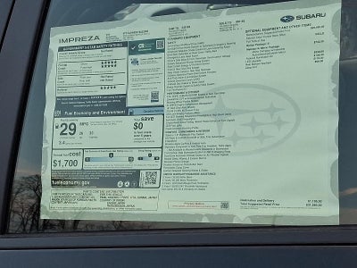 2026 Subaru Impreza RS AWD