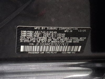 2026 Subaru Impreza RS AWD