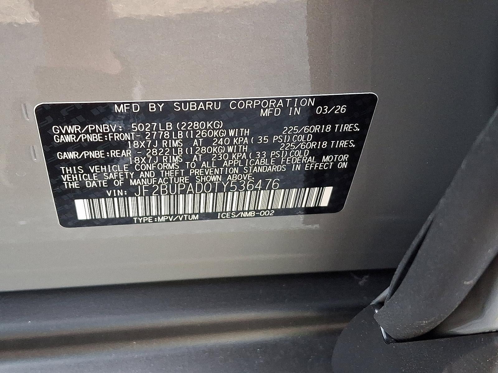 2026 Subaru Outback Premium AWD