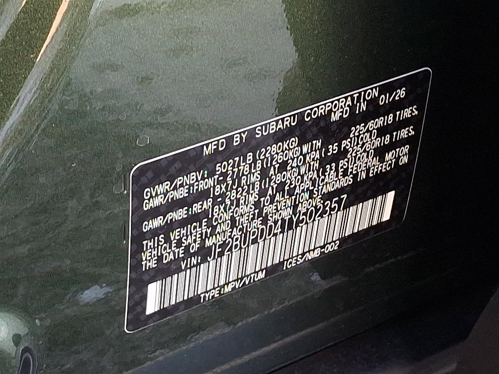2026 Subaru Outback Limited AWD