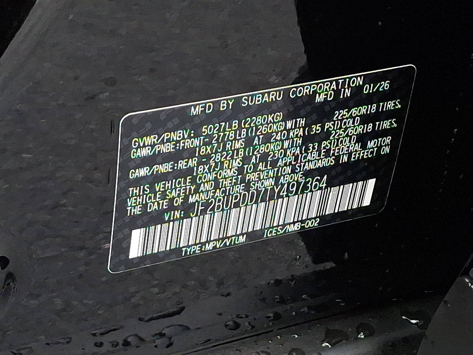 2026 Subaru Outback Limited AWD