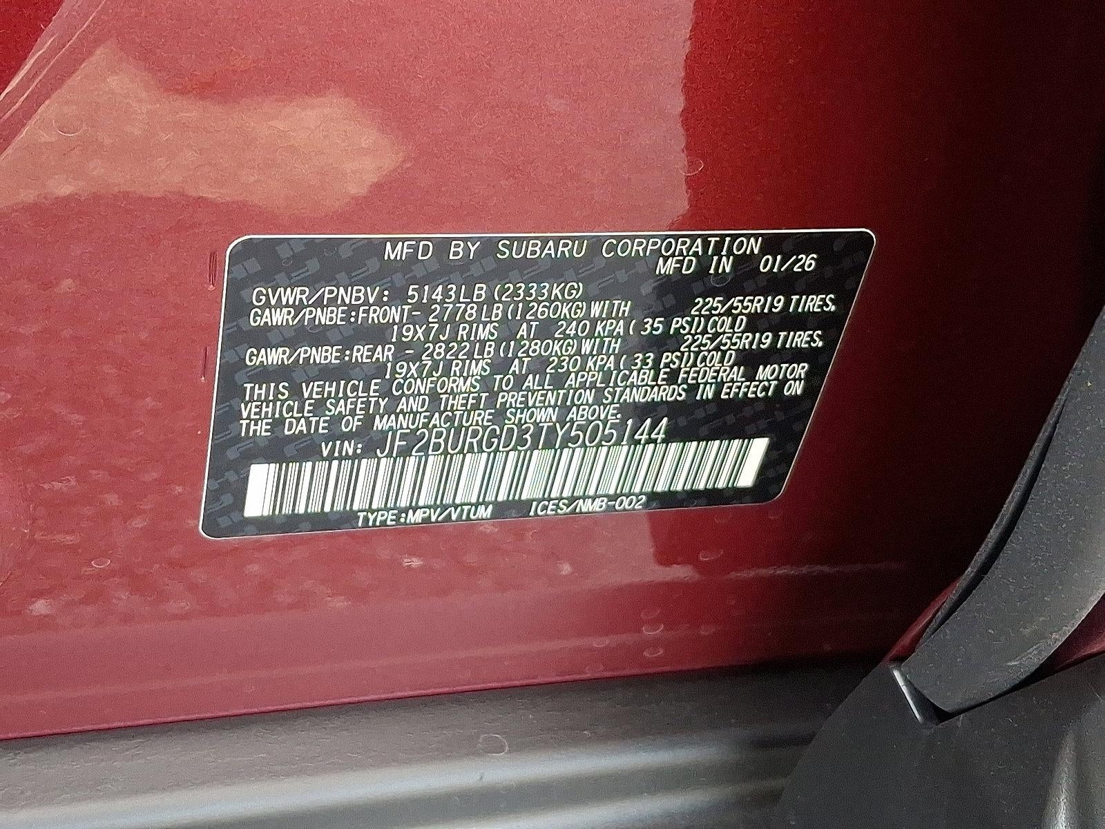 2026 Subaru Outback Limited XT AWD