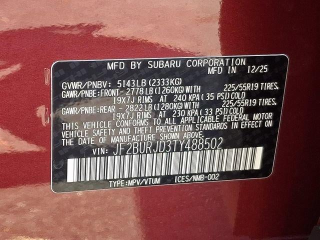 2026 Subaru Outback Touring XT AWD