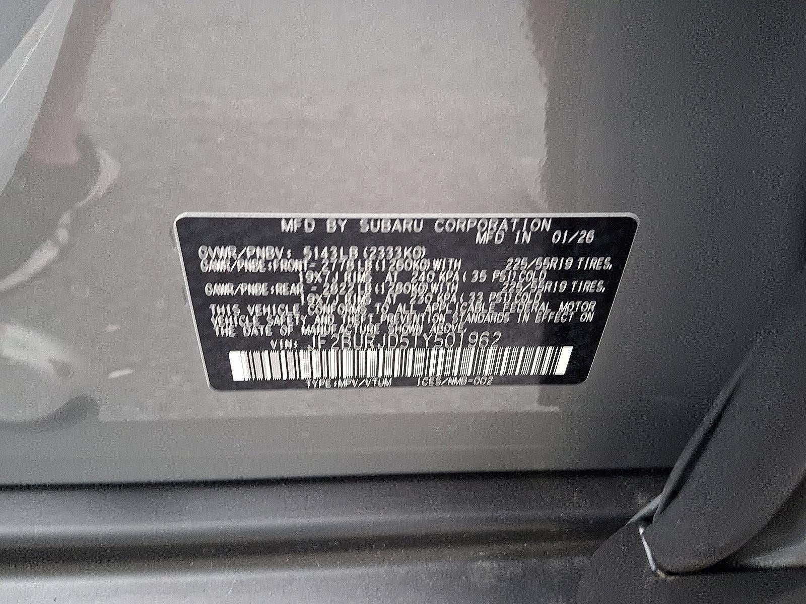 2026 Subaru Outback Touring XT AWD