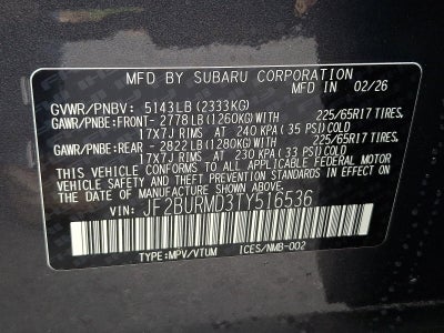 2026 Subaru Outback Wilderness AWD