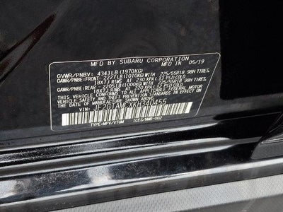 2019 Subaru Crosstrek 2.0i Limited CVT