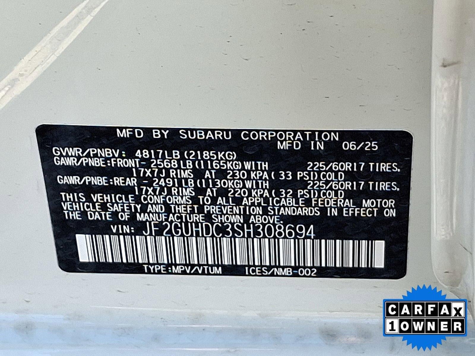 2025 Subaru Crosstrek Premium AWD