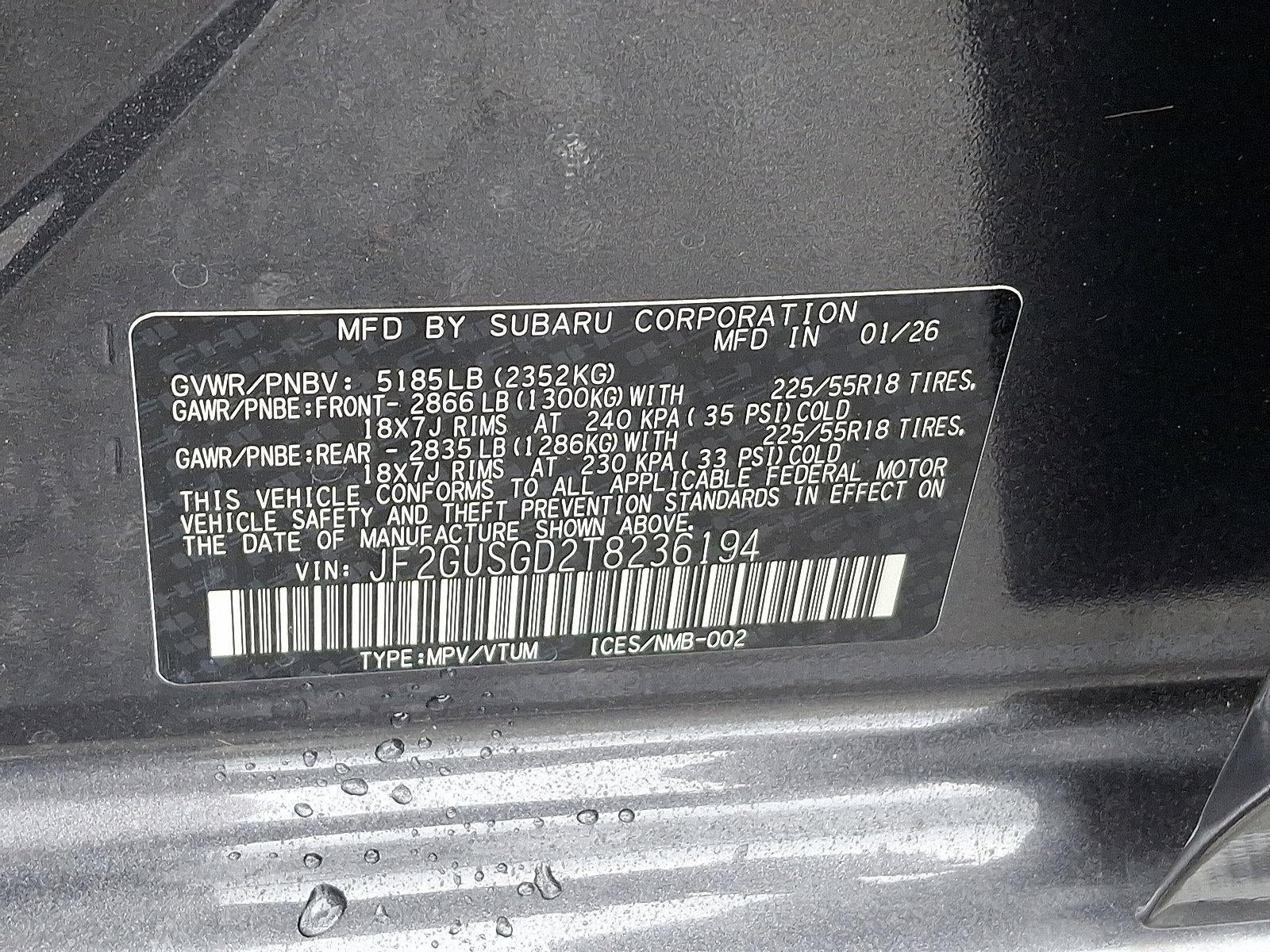 2026 Subaru Crosstrek Sport Hybrid AWD