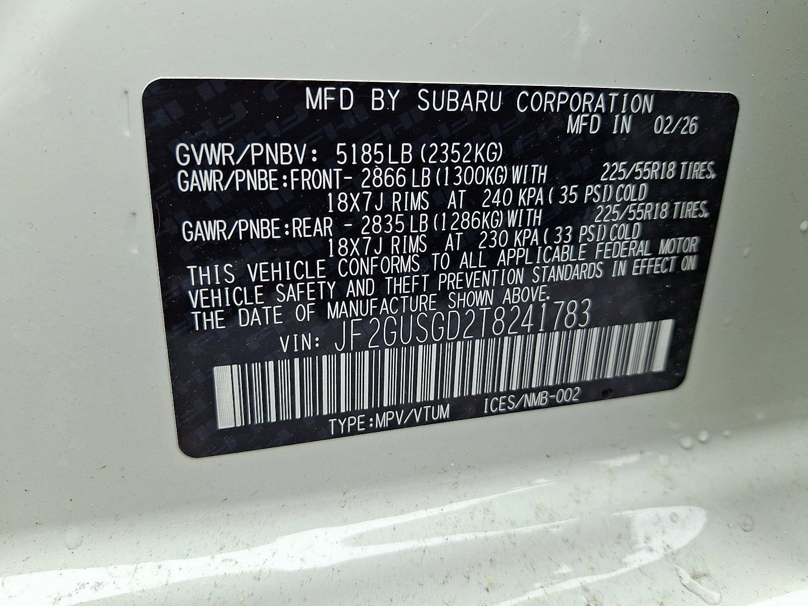 2026 Subaru Crosstrek Sport Hybrid AWD
