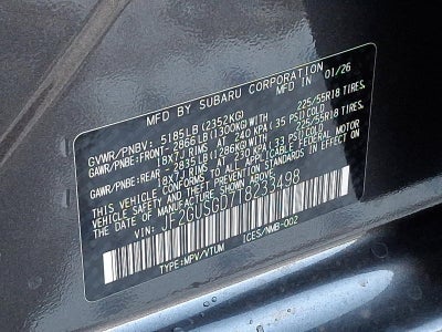 2026 Subaru Crosstrek Sport Hybrid AWD