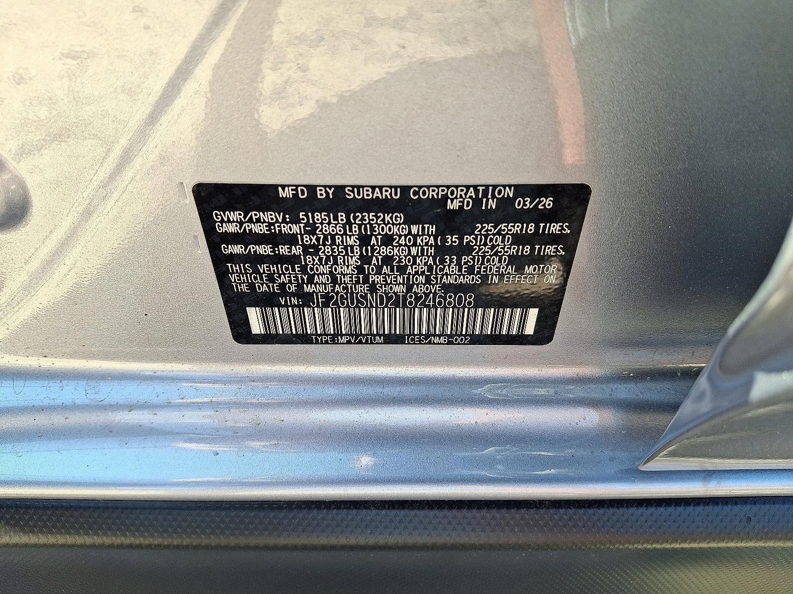 2026 Subaru Crosstrek Limited Hybrid AWD