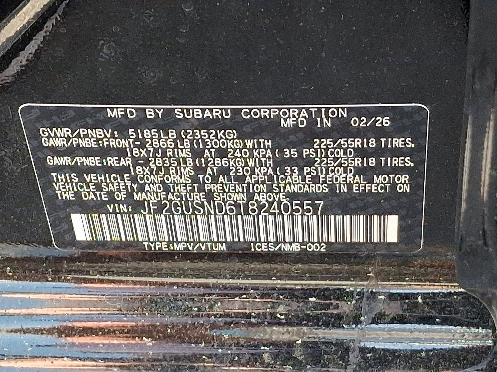 2026 Subaru Crosstrek Limited Hybrid AWD