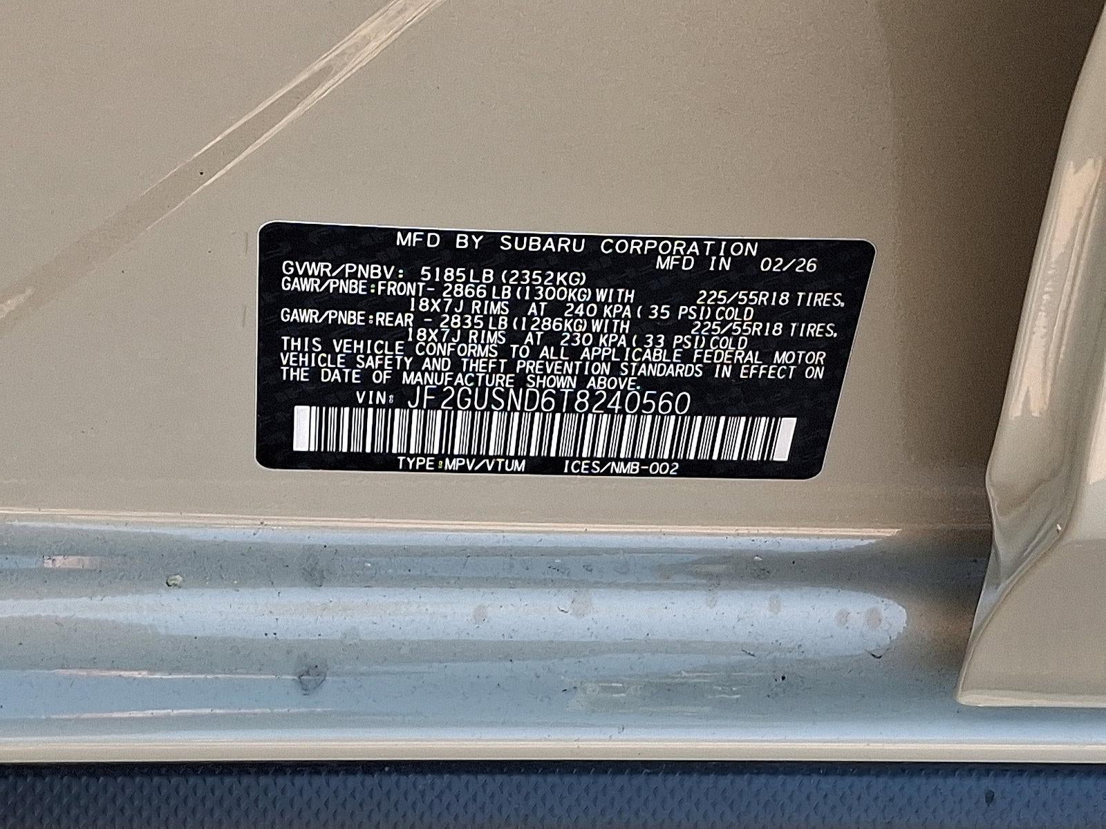 2026 Subaru Crosstrek Limited Hybrid AWD