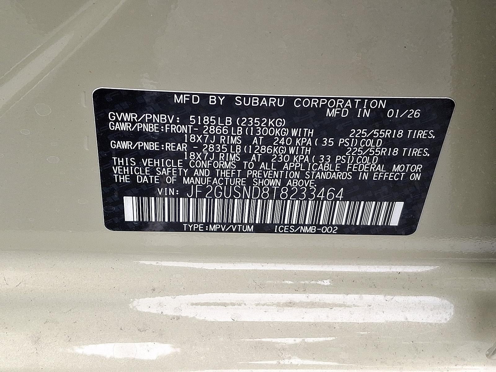 2026 Subaru Crosstrek Limited Hybrid AWD