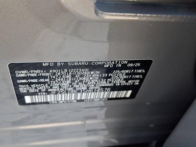 2025 Subaru Forester Premium AWD