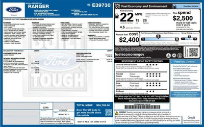 2025 Ford Ranger LARIAT 4WD SuperCrew 5' Box