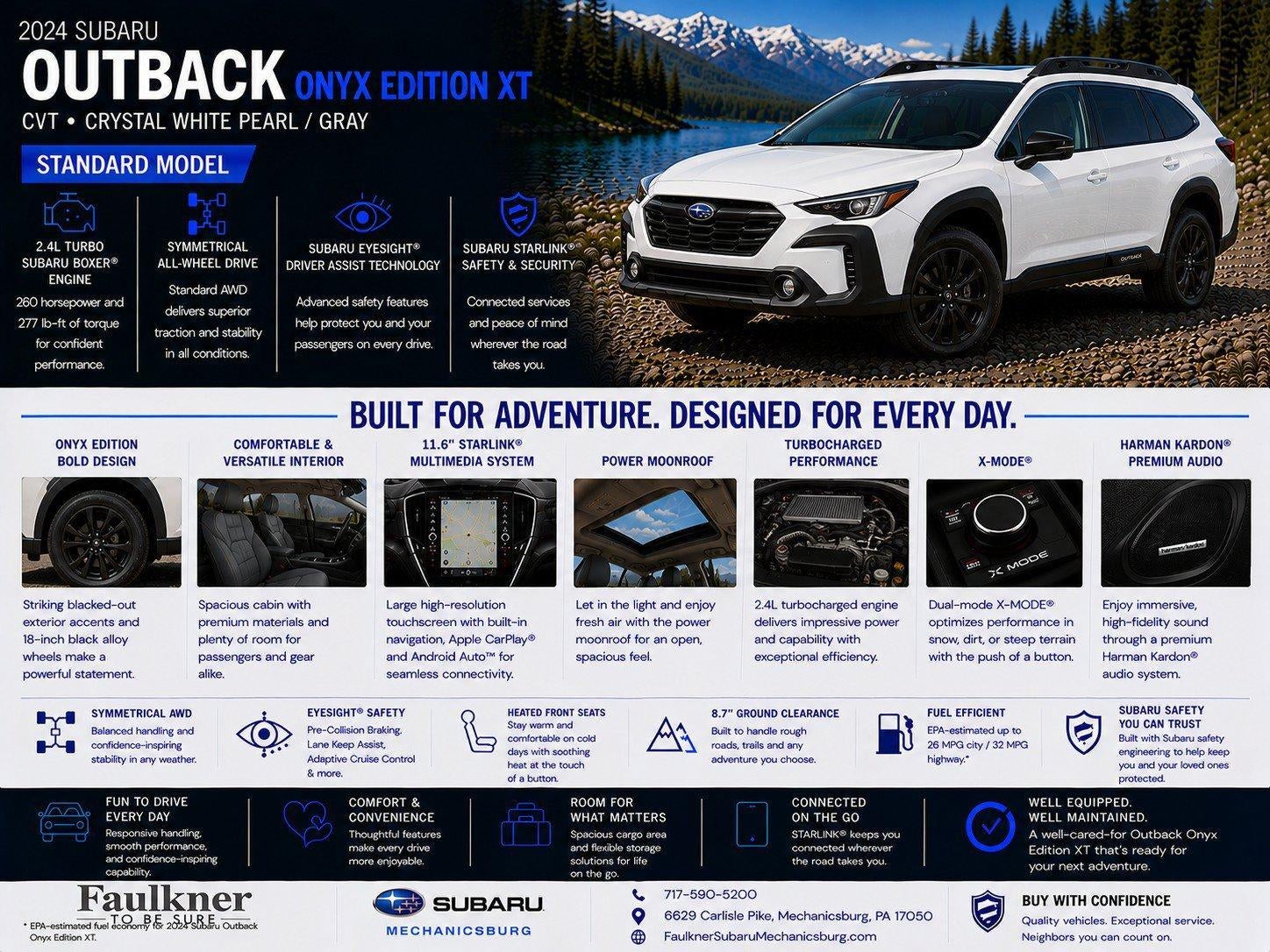 2024 Subaru Outback Onyx Edition XT AWD