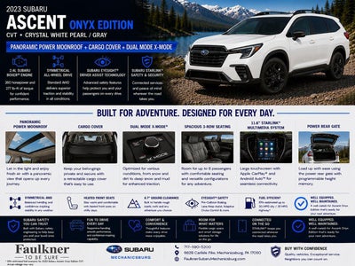 2023 Subaru Ascent Onyx Edition 7-Passenger