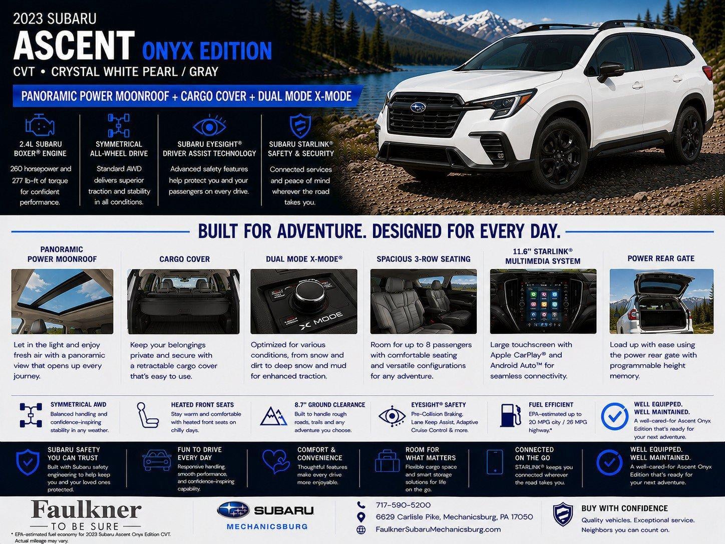 2023 Subaru Ascent Onyx Edition 7-Passenger