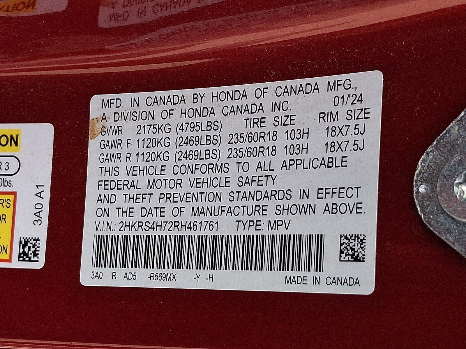 2024 Honda CR-V EX-L AWD