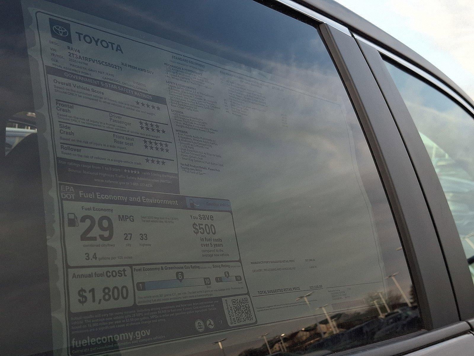 2025 Toyota RAV4 XLE Premium AWD (Natl)